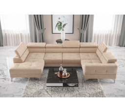 Rohová sedací souprava TOSCANIA MAX I 170x350x185 cm - volitelný odstín , pravá