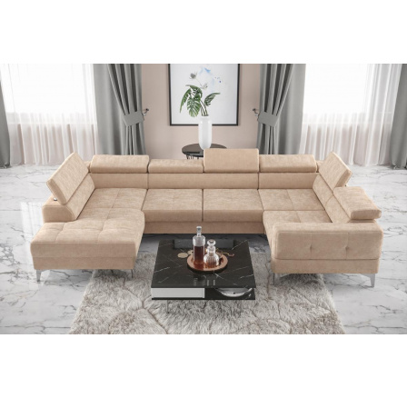 Rohová sedací souprava TOSCANIA MAX I 170x350x185 cm - volitelný odstín , pravá