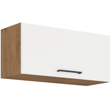 Horní skřínka VEGAS - 80 GU-36 1F, Dub Lancelot / Bílý lesk Horní skřínka VEGAS - 80 GU-36 1F, Dub Lancelot / Bílý lesk