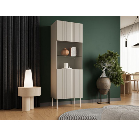 ISLA skříňka 60 béžová mat (1 ks)=2 str. )