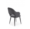 Jídelní židle K364, šedý Velvet
