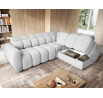 Rohová sedací souprava s elektrickým rozkládáním FALCONN - Pravá, Coralline 01