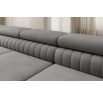 Rohová sedací souprava ve tvaru U LOUIS, Monolith 85 Levá