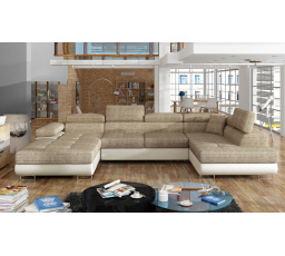 Sedací souprava ve tvaru U RODRIGO, Berlin 03 / soft 33 Pravá