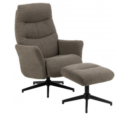 Otočná židle London taupe Monza 40