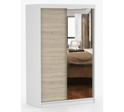 Šatní skříň NOEMI 05, Bílá/Sonoma