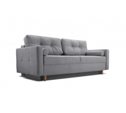 Pohovka rozkládací PASTELLA Tmavě šedá, Queens 23