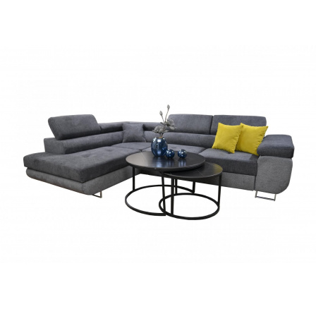Sedací souprava Tony L černošedá Sedací souprava Tony L černošedá