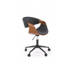 Kancelářské křeslo BILBO, černá / ořech