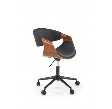 Kancelářské křeslo BILBO, černá / ořech