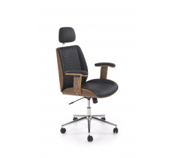 Kancelářské křeslo TIMBER, Ořech/Černá