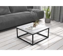 Konferenční stolek BELTEN 65x65 Černý+Beton