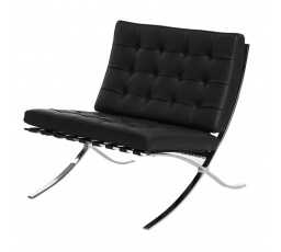 Křeslo BA1 černá eko kůže