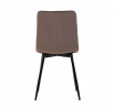 Jídelní židle, hnědá, sametová látka, CT-281 BR4