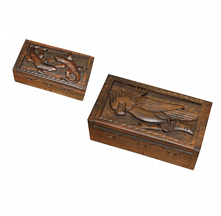 Mahaganová krabička