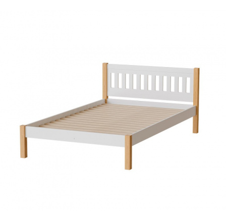 Postel "GAJA" - Barva korpusu: bílá/přírodní dub
