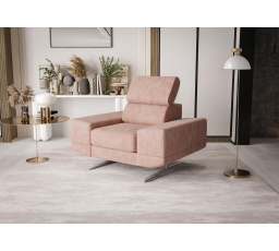 Křeslo MILANO 125 cm - růžová