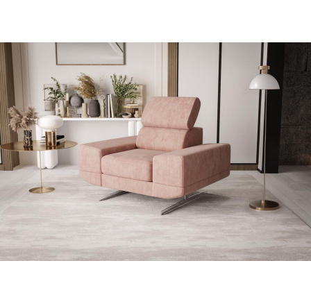Křeslo MILANO 125 cm - růžová