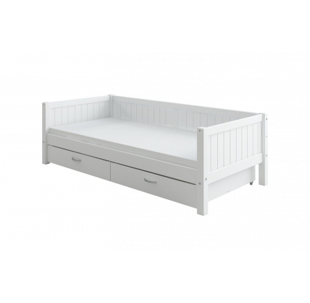 Postel s úložným prostorem Romantic 445 bílá