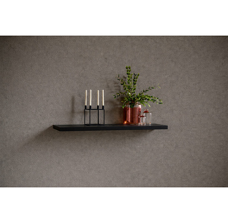 Závěsná police ANDREA 80x26 Černý Mat