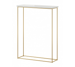 Konzole Sili Zlatý+Bílý Lesk
