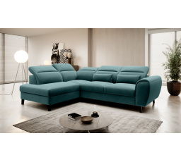 Rohová sedací souprava NOBLE, Velvet mat 38 Levá