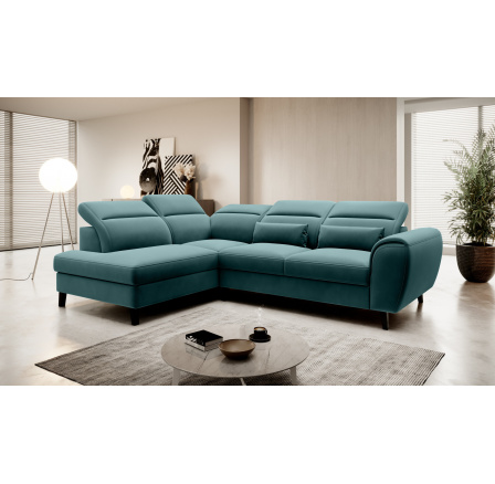 Rohová sedací souprava NOBLE, Velvet mat 38 Levá