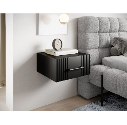 Noční stolek Raftt 40, Černý Noční stolek Raftt 40, Černý