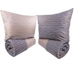 Francouzské povlečení Satén 240x220, 70x90cm Love