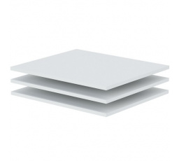 Přídavné police pro skříně BERNO 120 Bílá