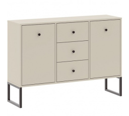 Komoda LINEA 2D3S, Kašmír/Černá