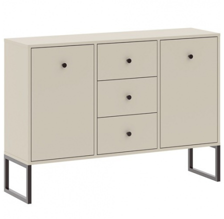 Komoda LINEA 2D3S, Kašmír/Černá