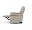 Polohovací křeslo, elektrické kabelové ovládání, béžová, látka, TV-7072 LAN2