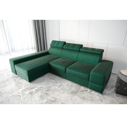 Rohová sedací souprava ROYAL 295×185 - volitelný odstín , levá