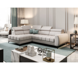 Rohová sedací souprava PORTO MINI 170X255 cm - šedá , levá