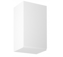 Kuchyňská horní skřínka ASPEN G45 - Pravá, Bílá/Bílý lesk