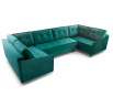 Rohová sedací souprava Aladin U zelená