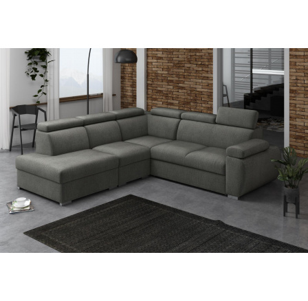 Rohová sedací soustava Bodie II levá šedá Rohová sedací soustava Bodie II levá šedá