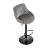 Barová židle H101, šedý Velvet