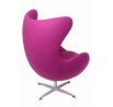 Křeslo Vejce amarantový kašmír 39 Premium