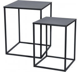 Sada 2 stolků Tarus černé