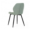 Jídelní židle, zelená, látka, CT-285 GRN2