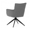 Jídelní židle, šedá, látka, DCH-P3170 GREY2