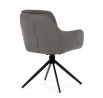 Jídelní židle, šedá, látka, DCH-P3174 GREY2