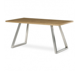 Jídelní stůl 160x90cm, dýha, dub, HT-W1515 OAK
