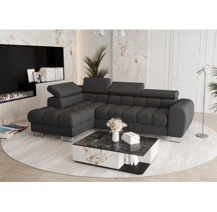 Rohová sedací souprava ASPEN MINI 260x170 cm - šedá , levá