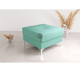 Taburet  s kontejnerem 70 x 70 cm - Odstíny mátové