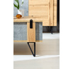 Tv komoda LOFTER - LO7, Dub Wotan + Beton Millenium