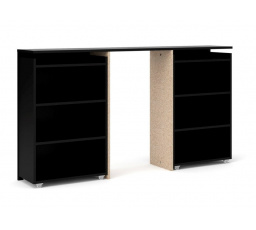 Čelo postele SIMPLICITY 134, Černý mat