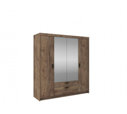 Šatní skříň Enja 4D2S, dub lefkas